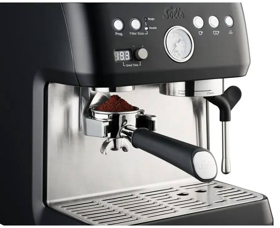 Solis Grind & Infuse Perfetta Espresso Machine Black Creative Coffee
