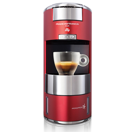 illy FrancisFrancis IperEspresso X9 Machine Red Creative Coffee