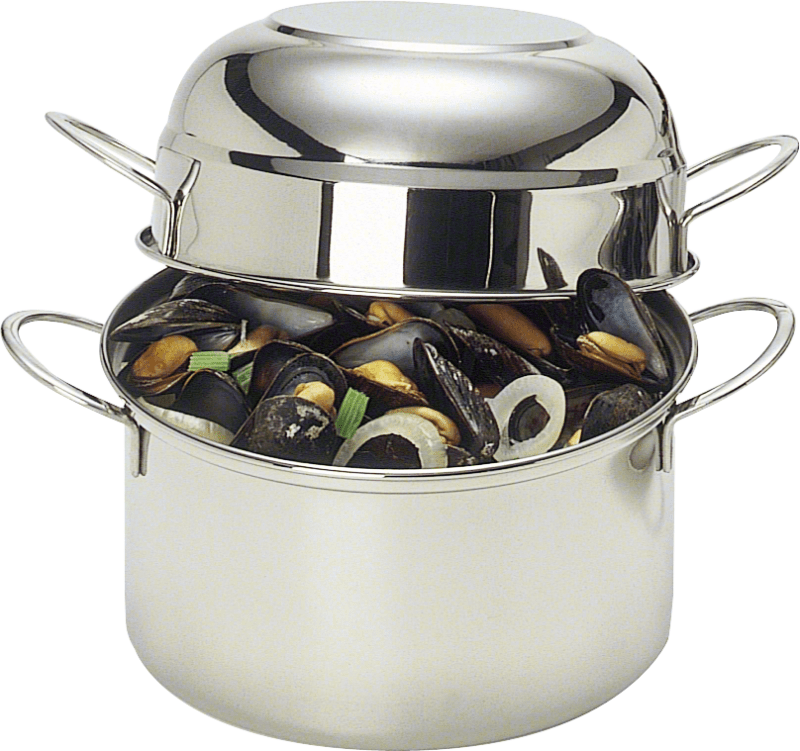 Demeyere 3.2 Qt 3Lts Mussel Pot with Dome Lid Creative Cookware