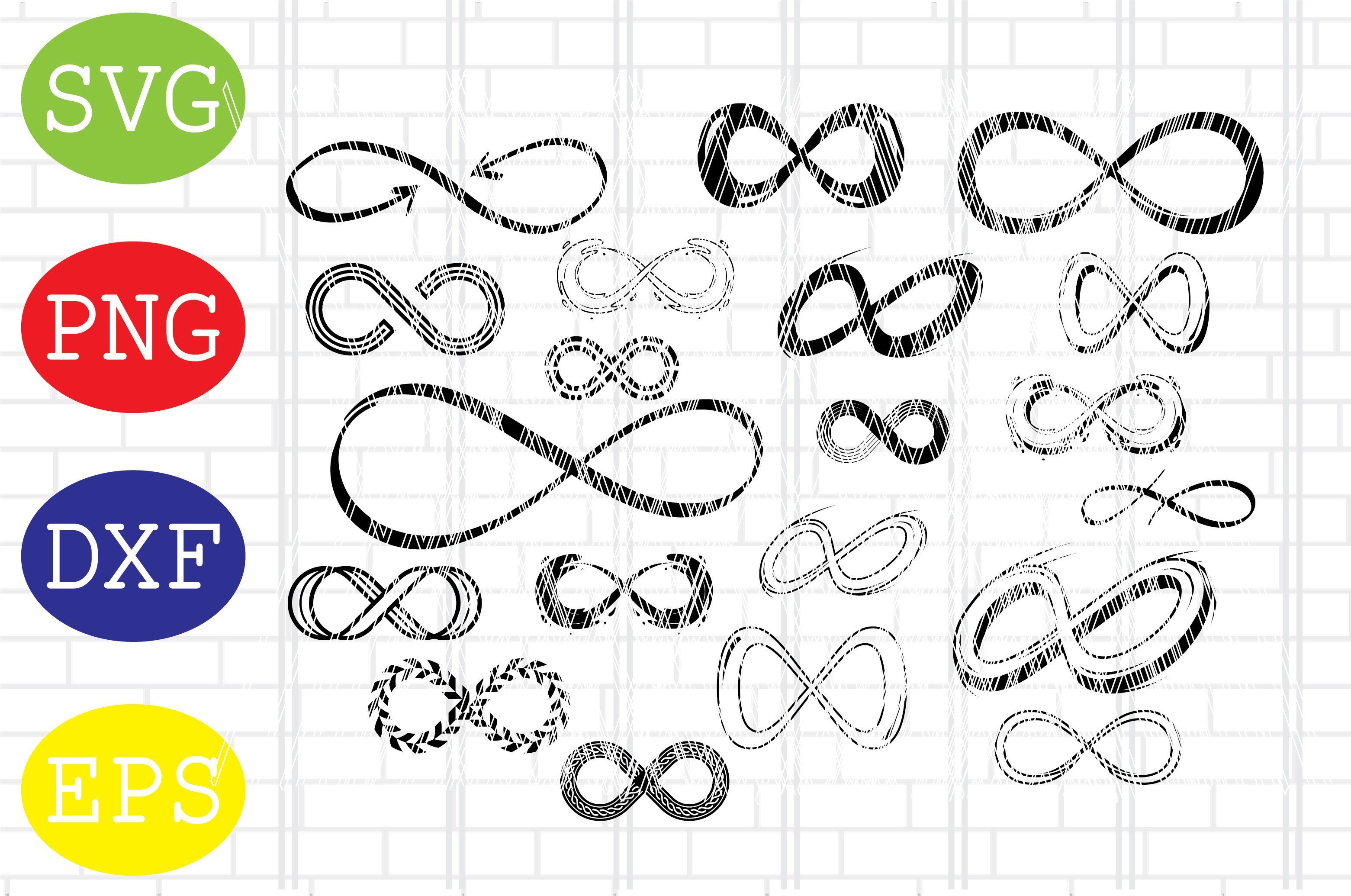 Infinity Svg, Infinity Symbol Svg Gráfico por DigitalSvgFiles