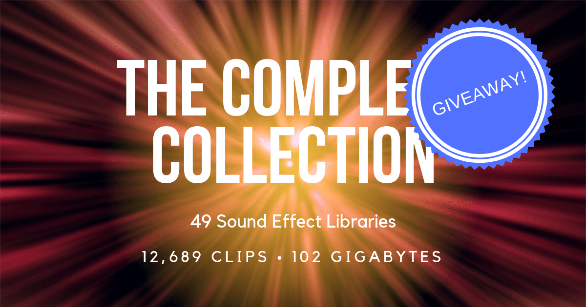 Airborne Sound Library Giveaway 101 GB of 12000+ clips Creative