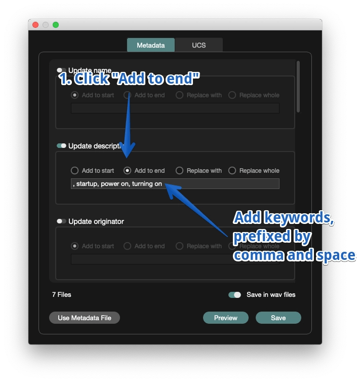 A Quick and Simple Way to Write Sound Effects Keywords Creative Field