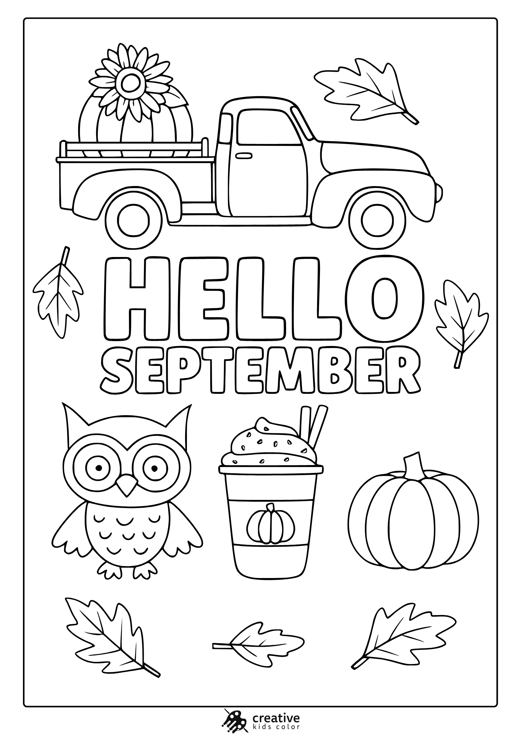 Printable Coloring Pages September September Coloring Pages (Free