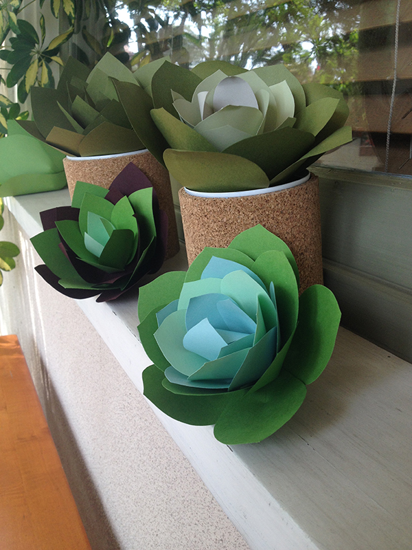 Paper Craft Idea Make Your Own Paper Succulent