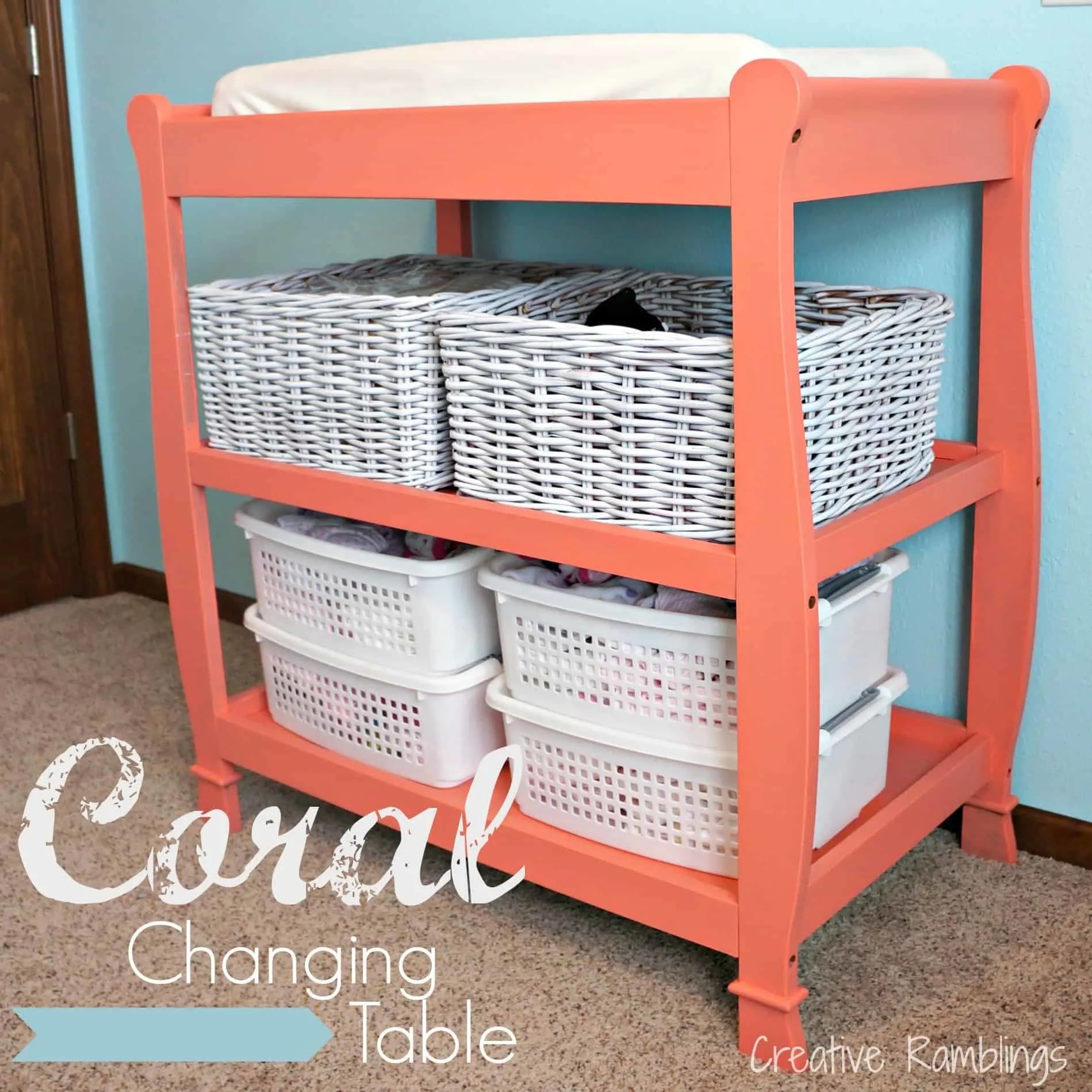 Painted Changing Table Creative Ramblings