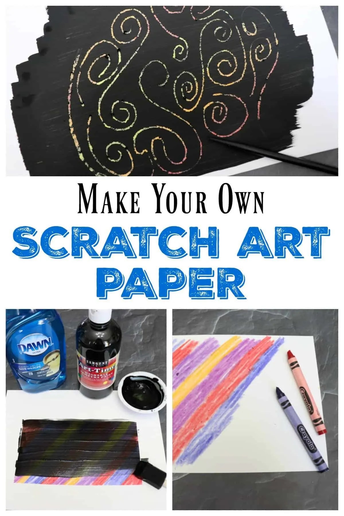 Make Your Own Scratch Art Paper Creative Ramblings