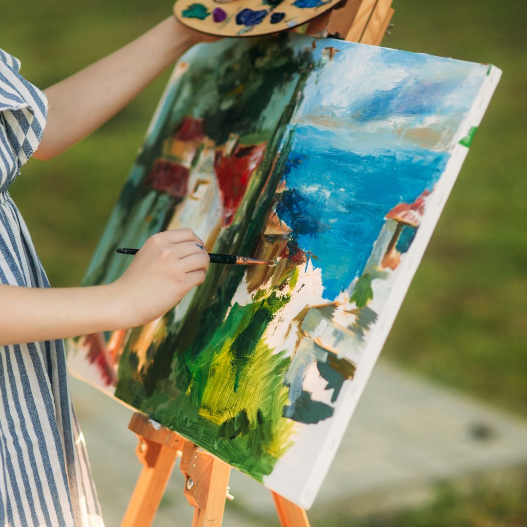 How to Stencil on Canvas Compare 4 Methods Creative Ramblings