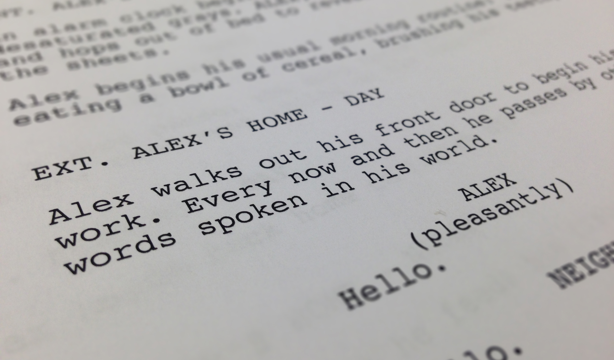 A Quiet Place Secrets of Screenplay Formatting