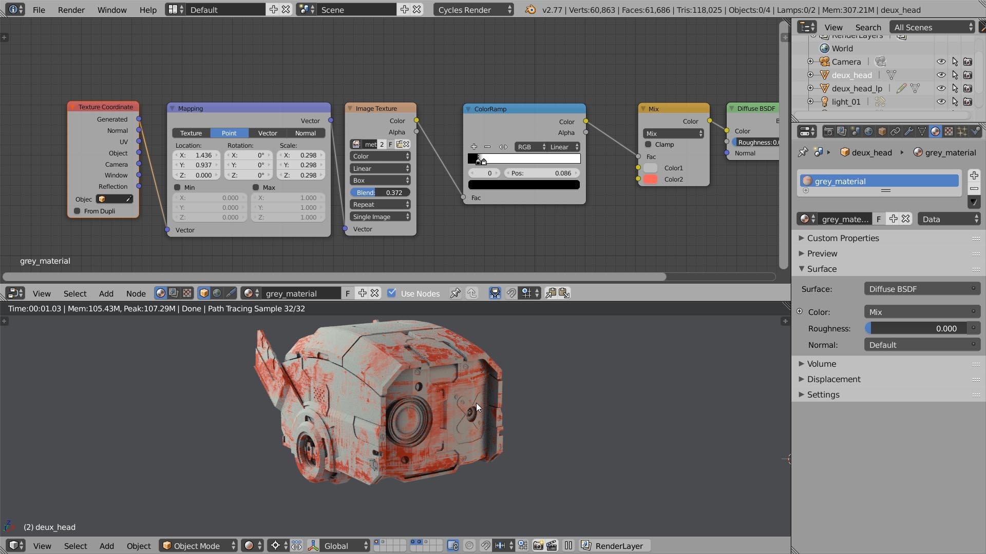 How to texture in blender