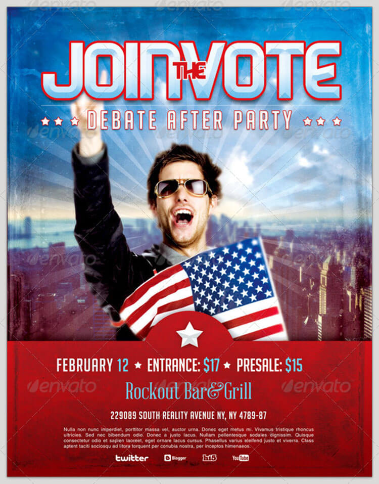 8+ Election Brochure Templates Free PSD Design Examples