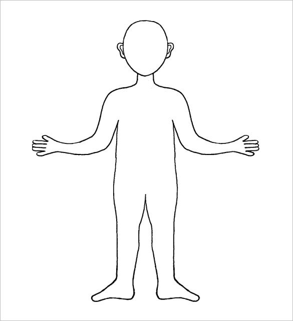 28+ Body Outline Templates Free PDF, PNG Formats