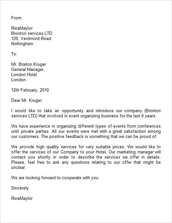 41+ Introduction Letter Templates Free Samples, Examples