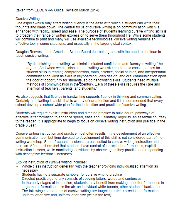 12+ Free Writing Instruction Templates Examples, Samples