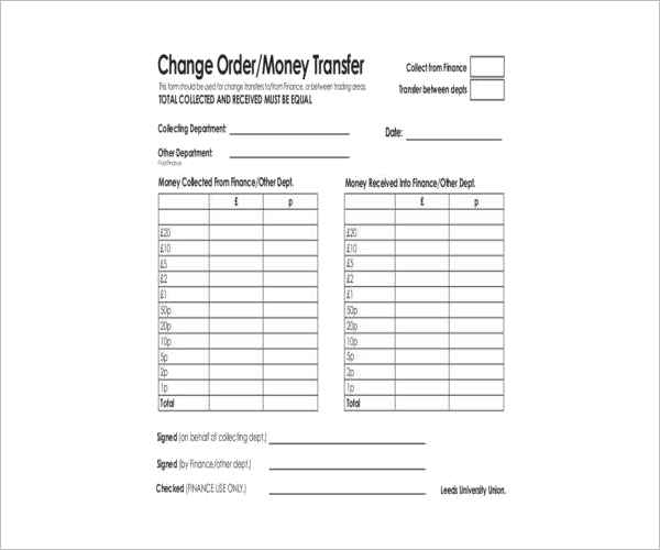 12+ Money Order Forms Free PDF Download Formats