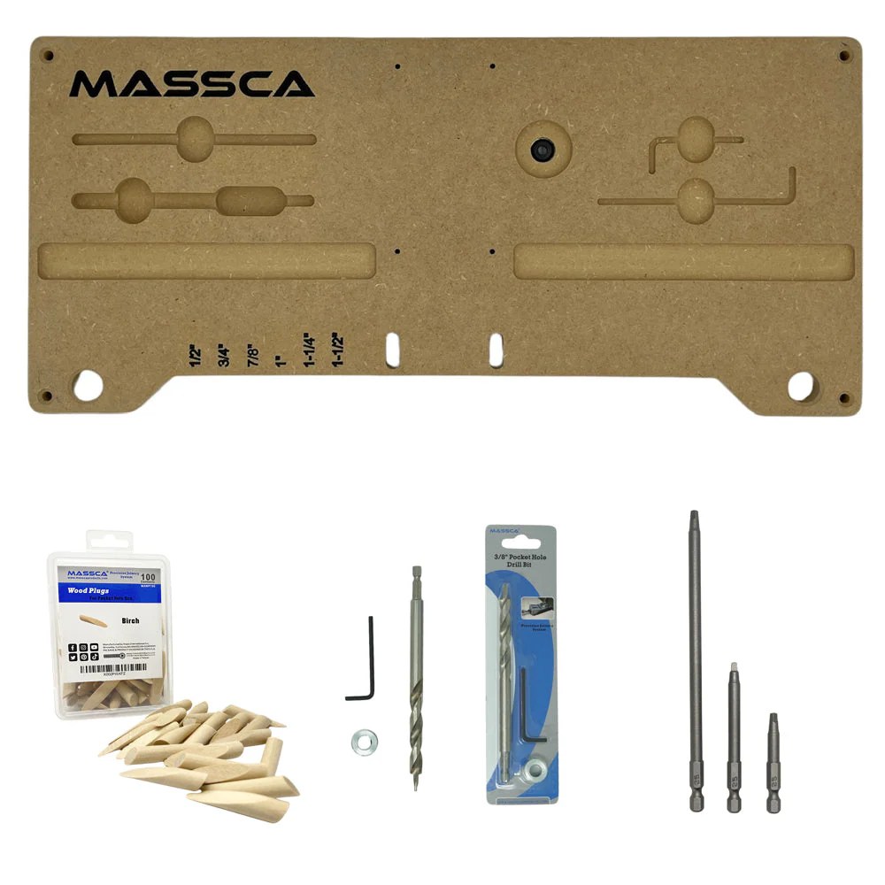 Massca Pocket Hole Jig Mounting System Bundle 1 Creative Tool Company