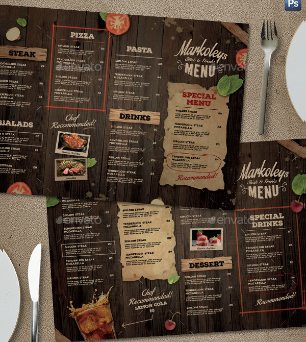 Cafe Menu Template 27+ Free & Premium Download