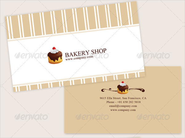 Free printable bakery business card templates - holyhor