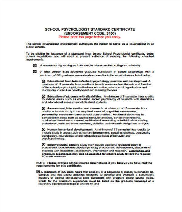 School Certificate Templates 7+ Free Word, PDF Documents Download