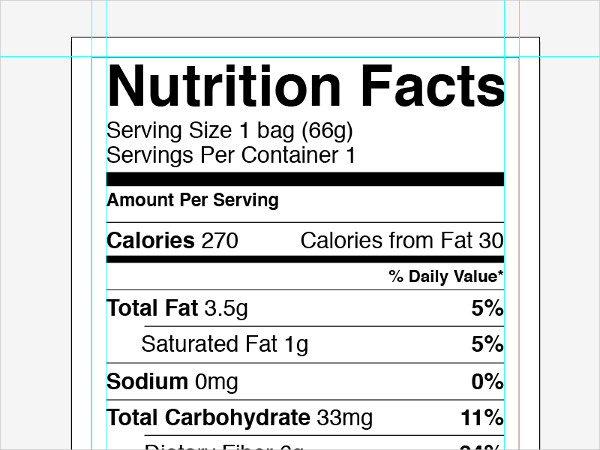 15+ Nutrition Facts Label Templates - Free & Premium Download