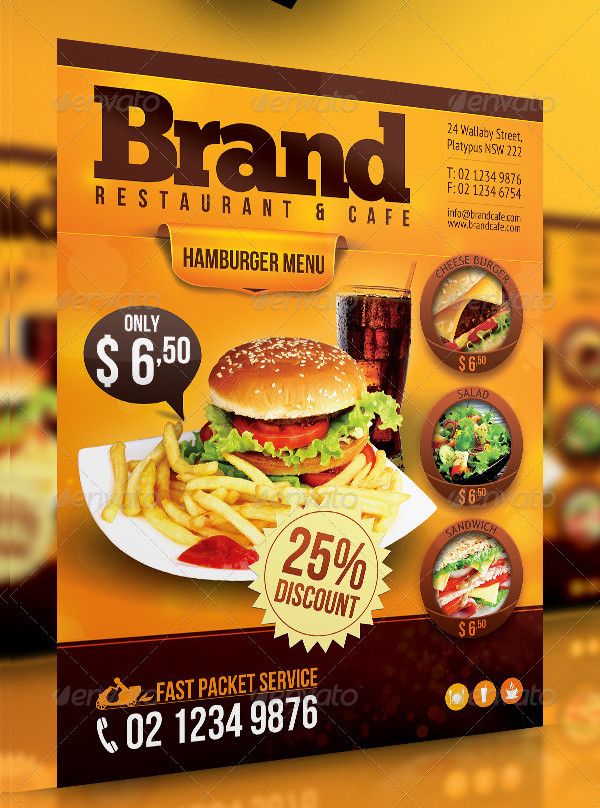 Menu Flyer Template 29+ Free & Premium Download