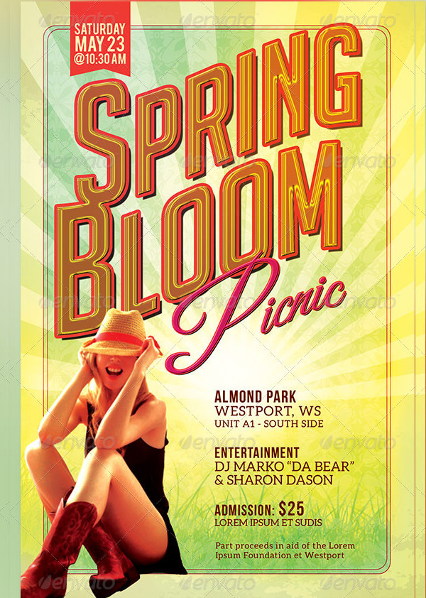 Picnic Flyer Template 23+ Free & Premium Download