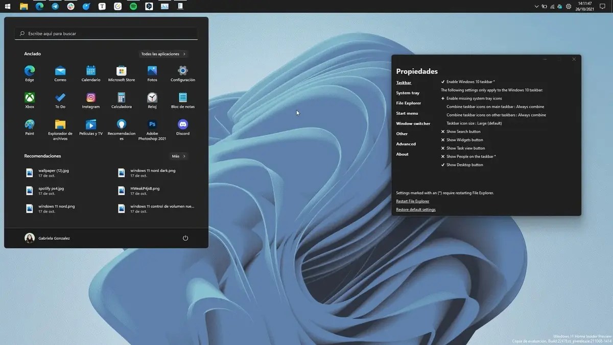 How to move Windows 11 taskbar icons to the left