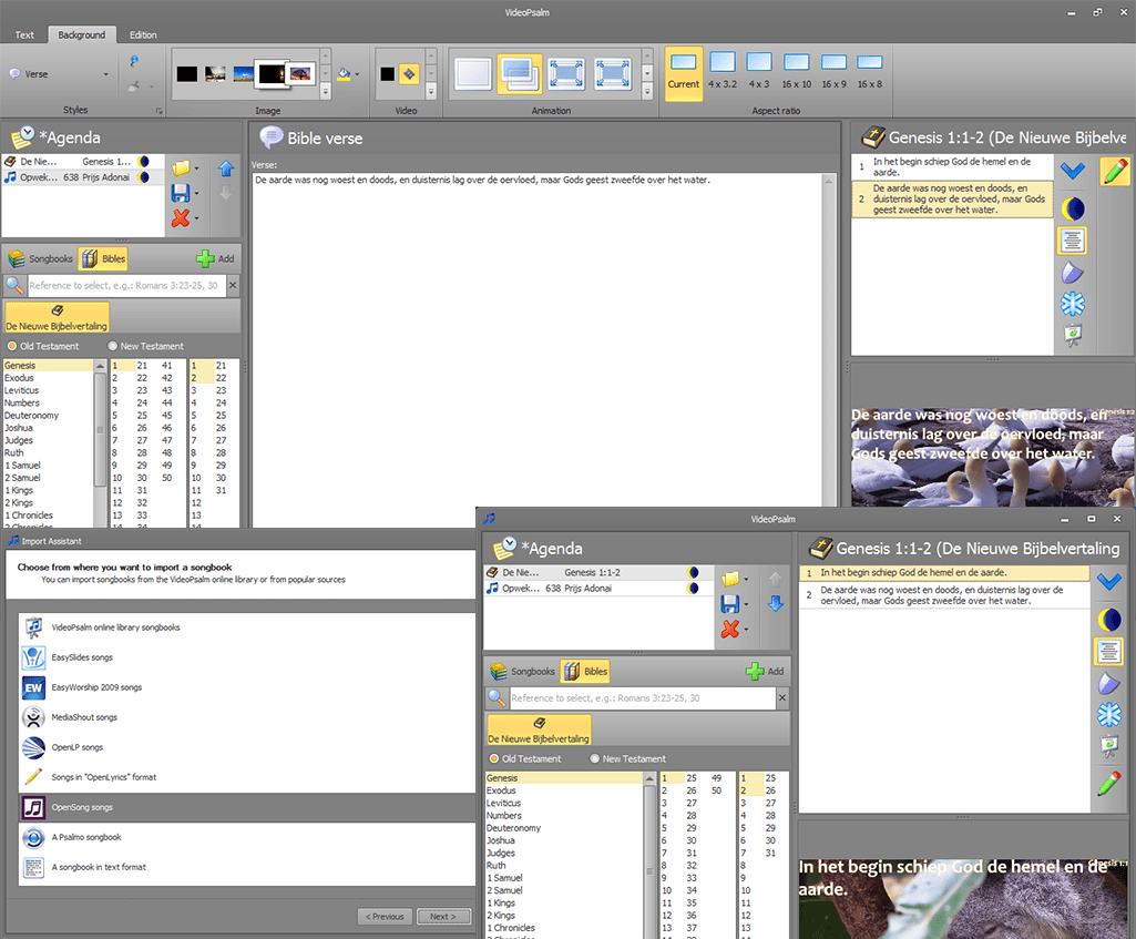 Overzicht beamerpresentatie software kerken creatov.nl