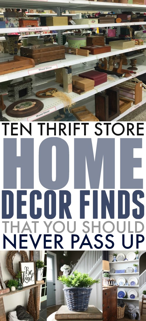 Thrift Store Home Decor Finds You Should Never Pass Up The Creek Line