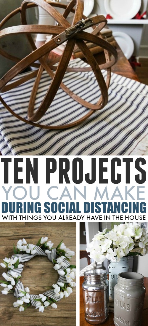 Ten Projects You Can Make With Things You Already Have in the House