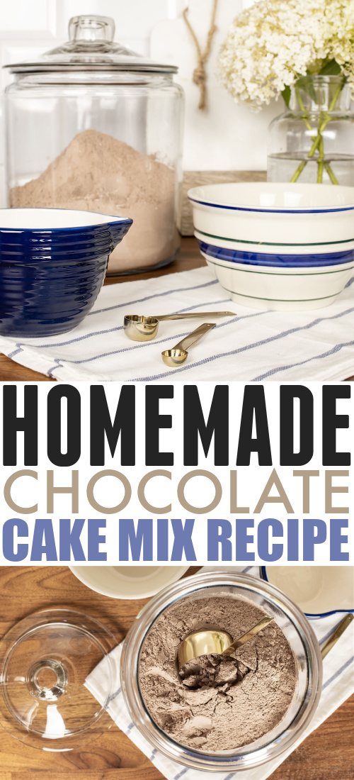 Homemade Chocolate Cake Mix Recipe The Creek Line House