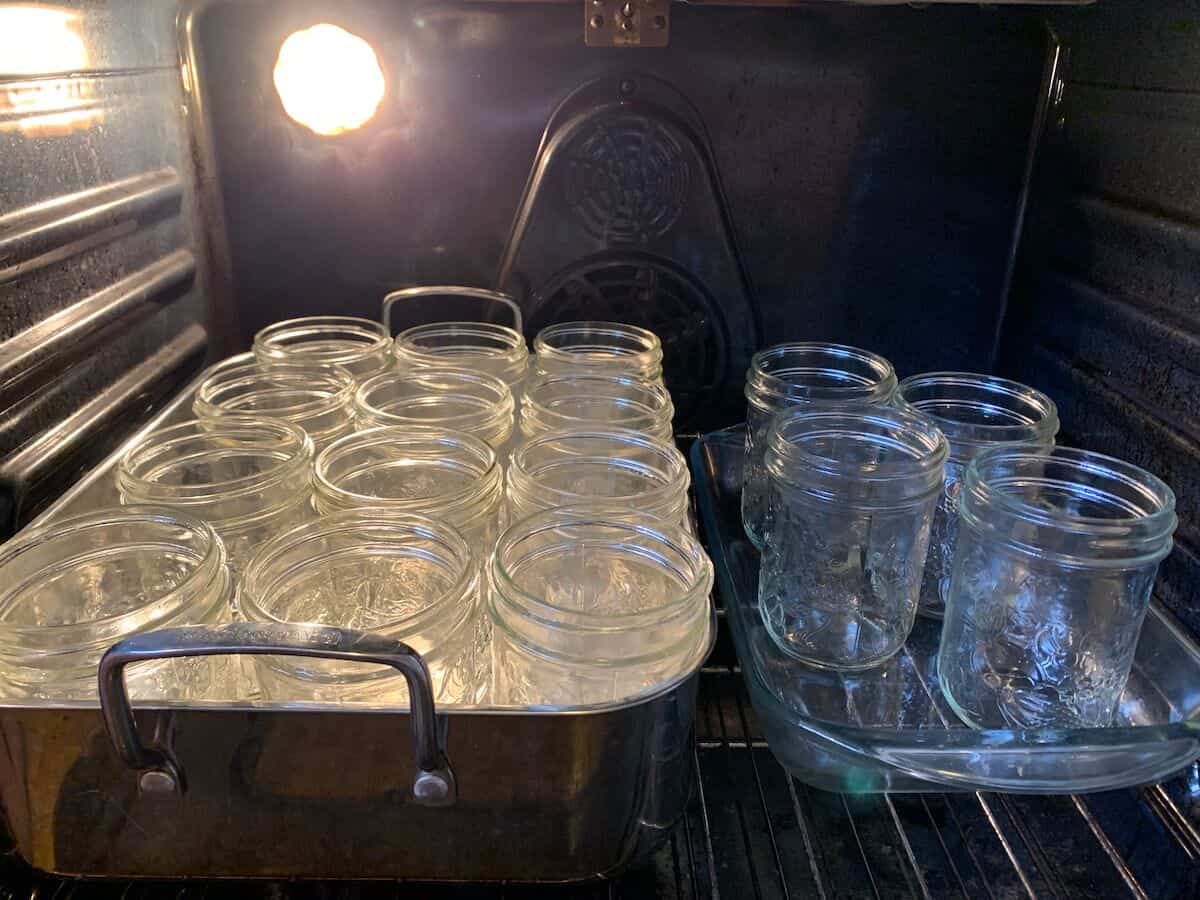 CanningButterJarsinOven Creekside Simplicity