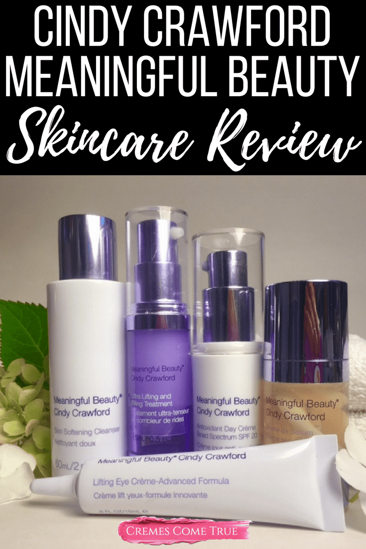 Meaningful Beauty® Skincare System Review Cremes Come True