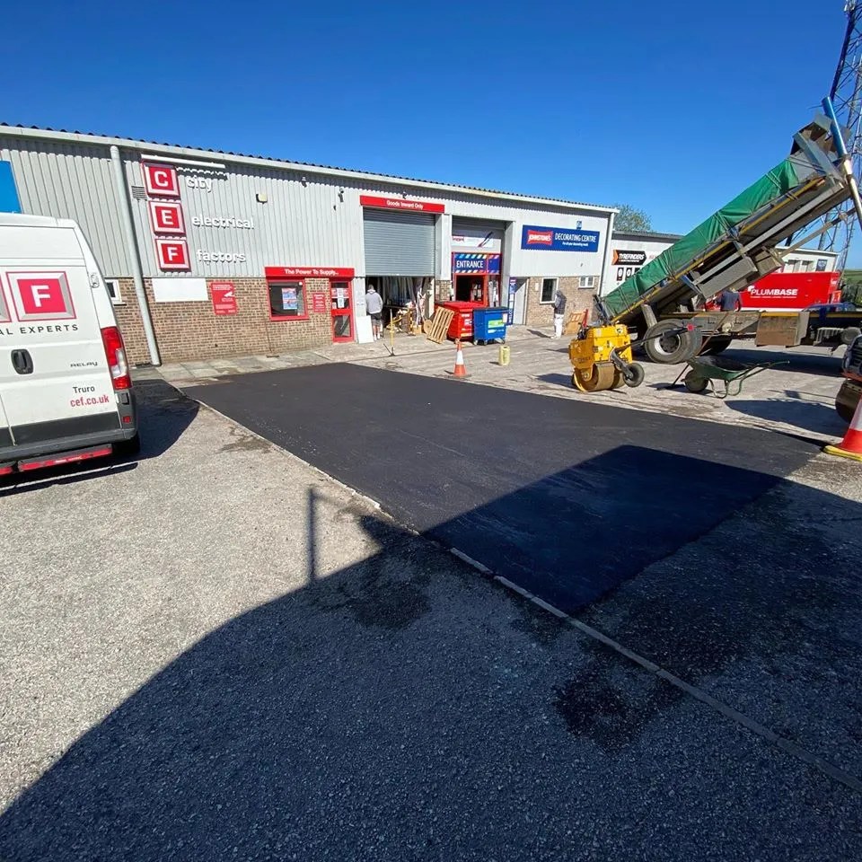 Commercial Tarmac Patching Penzance & Truro Cremin Surfacing