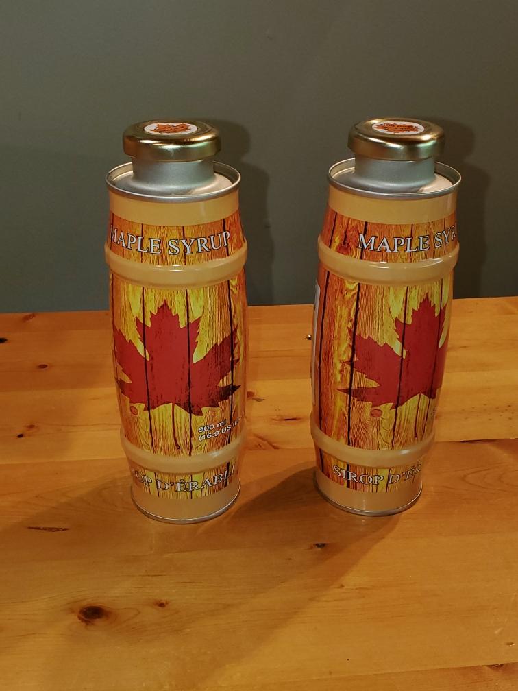 New Design maple syrup container 17 oz Crescendo Acres Farm, Surry