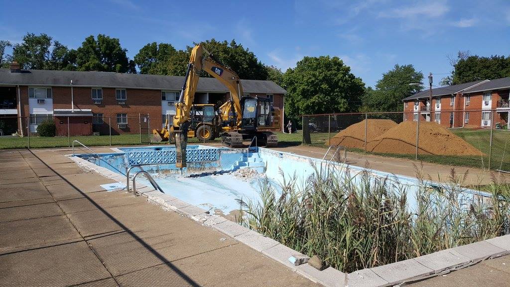 Pool Removal Crest Construction