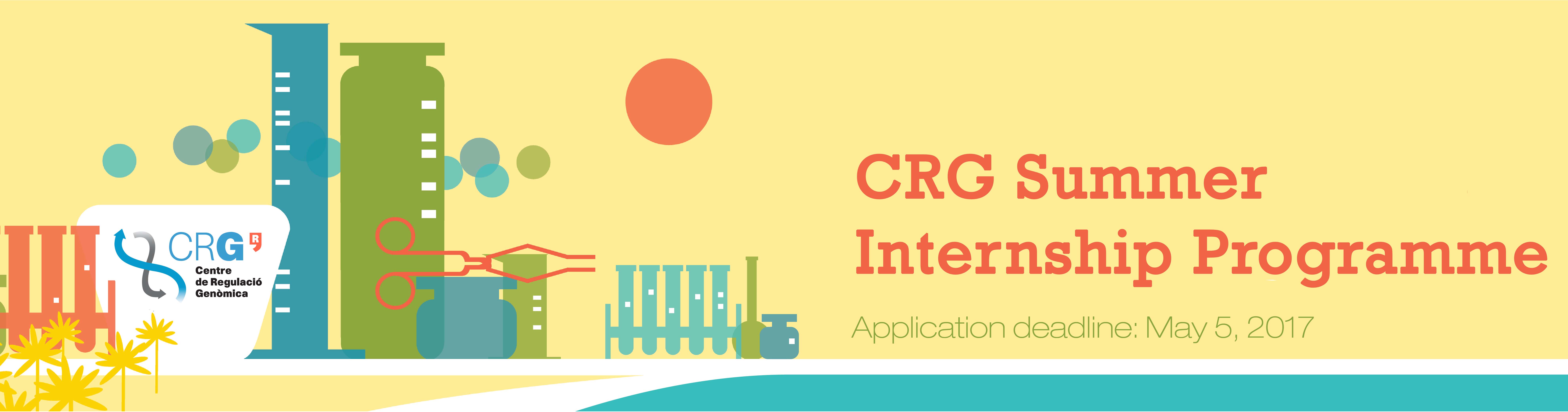 CRG Summer Internship Programme crg