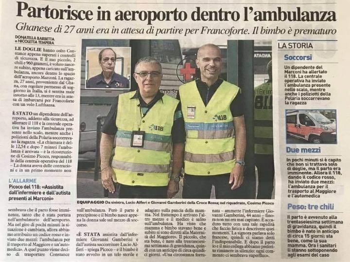 Aeroporto Guglielmo Marconi: Nasce Bebè Con L'assistenza Della Croce Rossa - Croce Rossa Italiana - Comitato Di Bologna 540_x_720_jpg