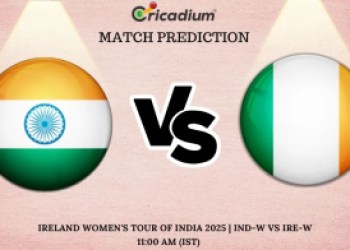 Ireland Women’s tour of India 2025 1st ODI IND-W vs IRE-W Match Prediction Ireland Women’s tour of India 2025 1st ODI IND-W vs IRE-W Match Prediction