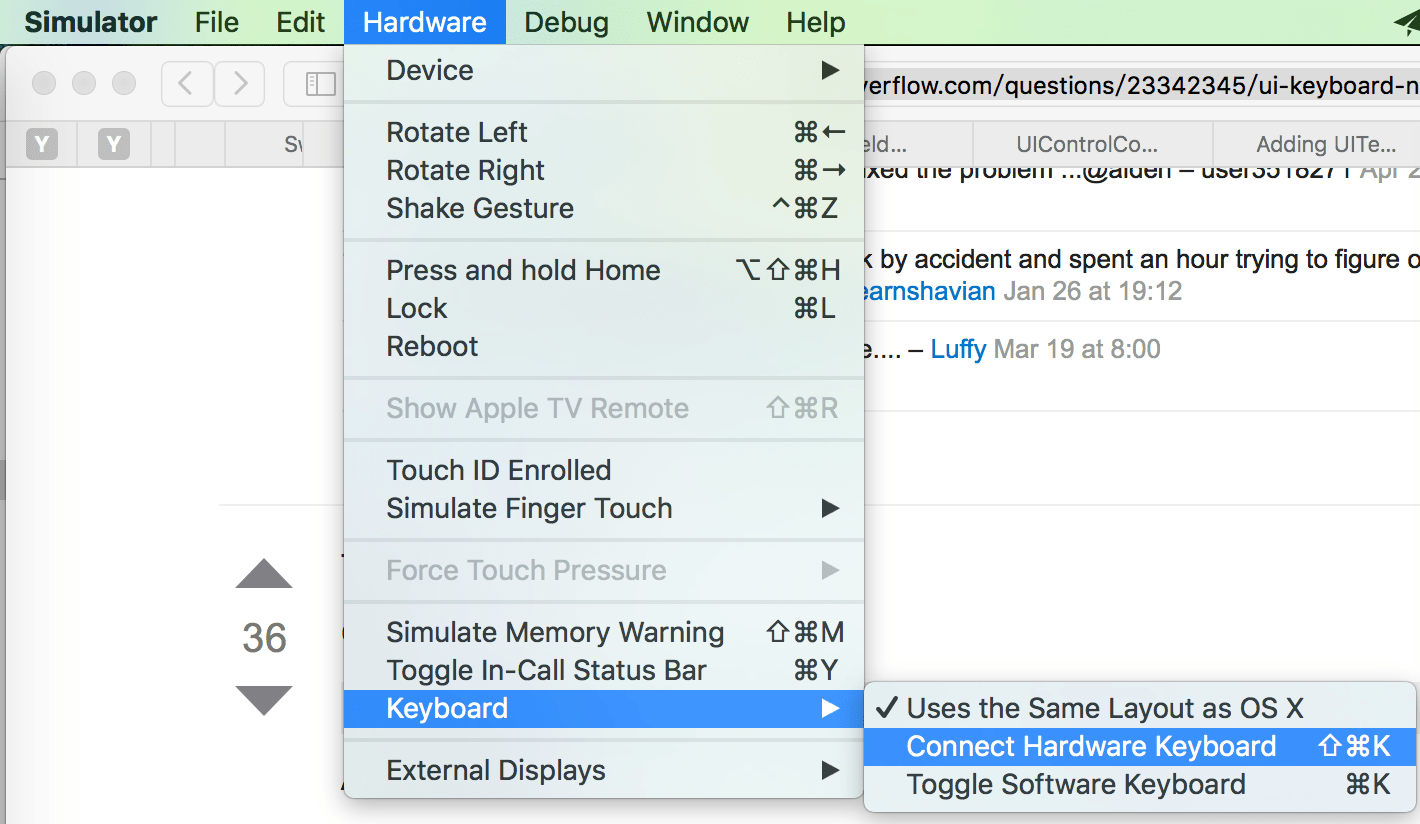 [已解决]swift给UITextField添加输入法显示出键盘 在路上