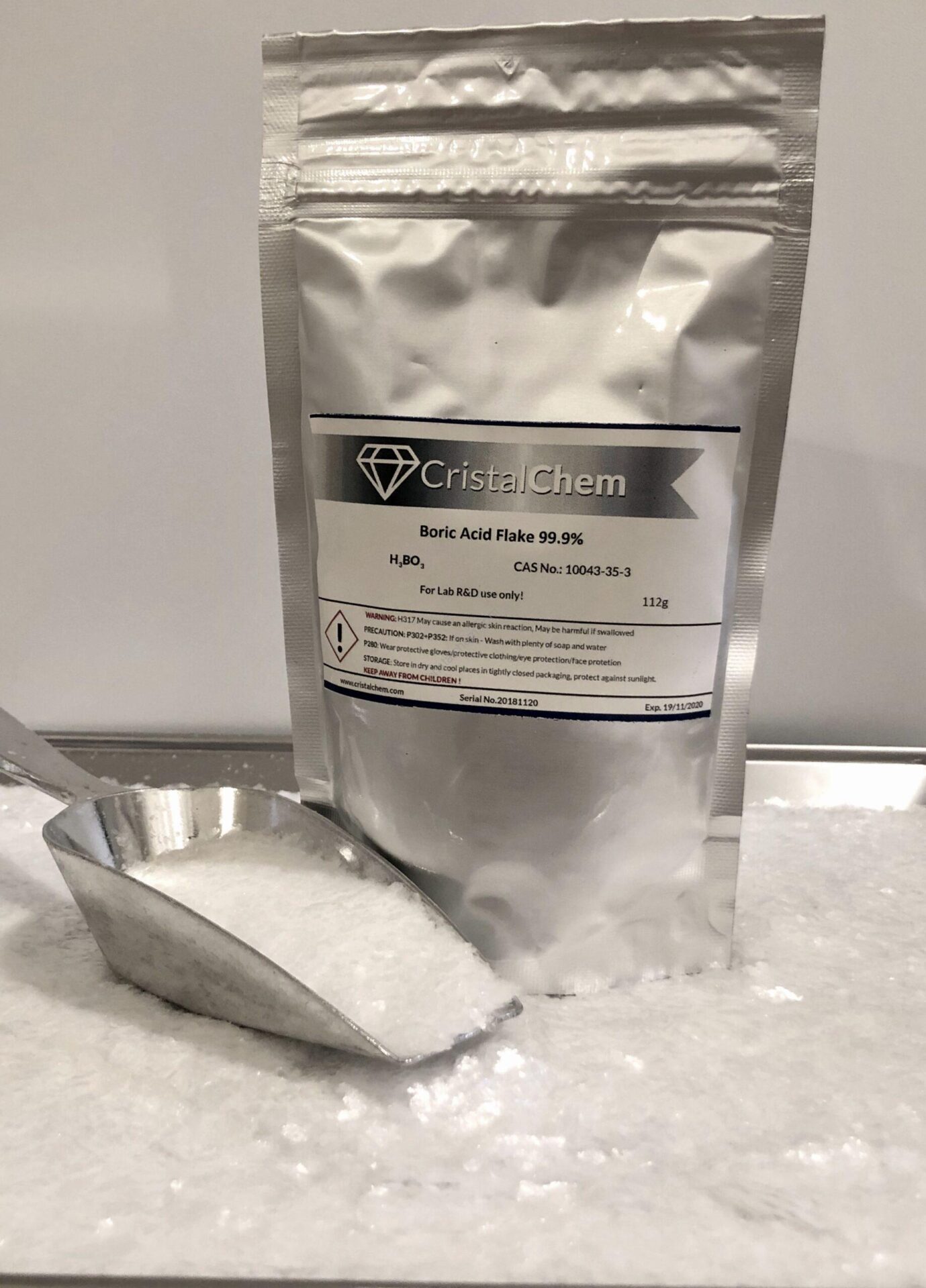 Boric Acid Magic Fishscale Flake 112g 99.9 Oily.Reagent CAS No