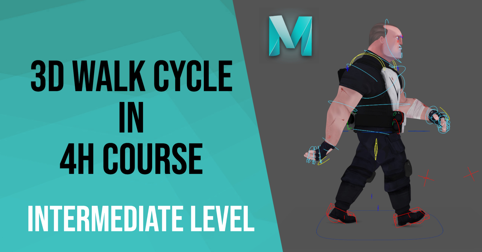 3D Walk Cycle Animation Course (Maya) Cristina Teaching Art