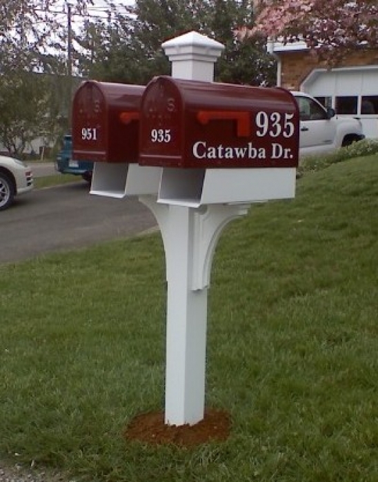 Customized and Personalized Mailboxes Mailbox Installation Residential Mailboxes C R