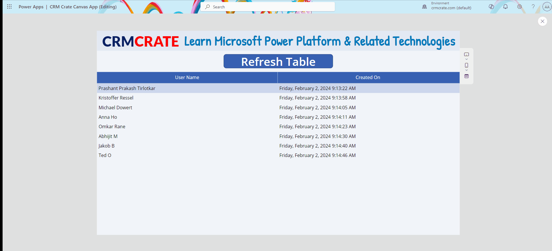 Canvas App Debugging & Troubleshooting using Monitor CRM Crate
