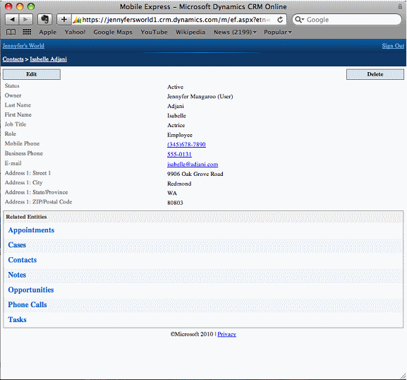 Mobile Express Brings Microsoft Dynamics CRM to your Mobile Device CRM Software Blog