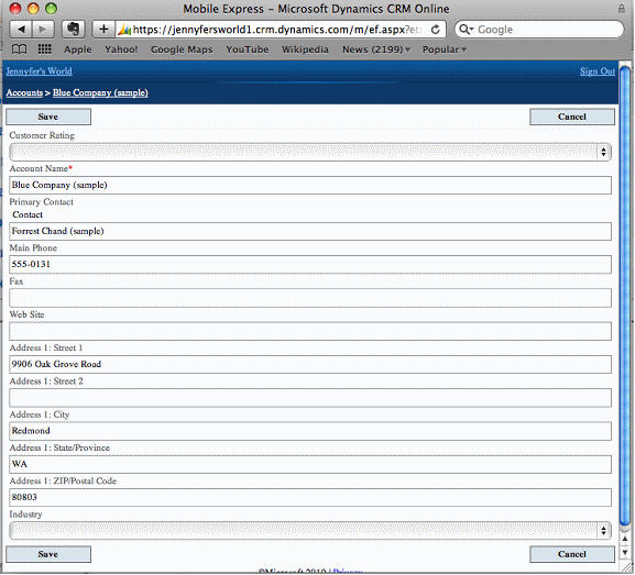 Mobile Express Brings Microsoft Dynamics CRM to your Mobile Device CRM Software Blog