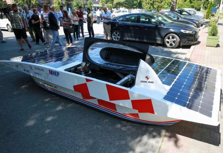 [PHOTOS] First Croatian Solar Car Debuts on the Road Croatia Week