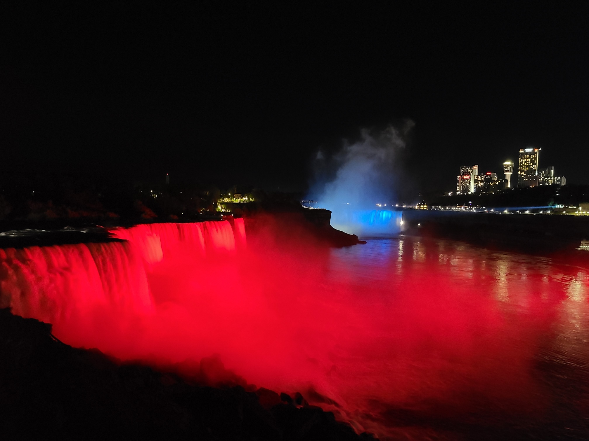 Watch Niagara Falls light up in Croatian colours Croatia Week