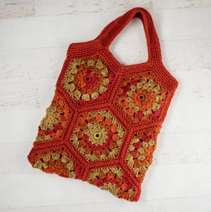 Happy Hexagon Crochet Tote Bag Pattern Crochet 365 Knit Too