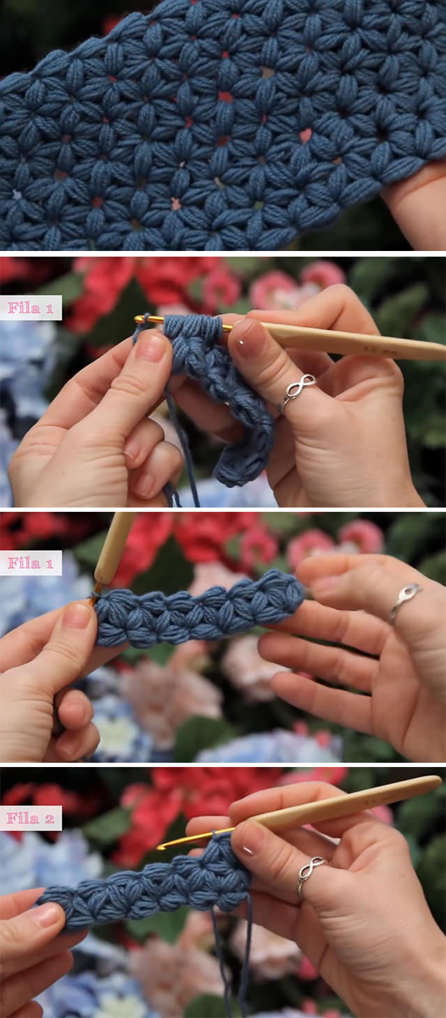 How To Make The Jasmine Stitch Crochet CrochetBeja