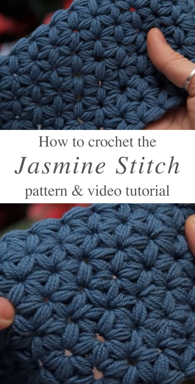 How To Make The Jasmine Stitch Crochet CrochetBeja
